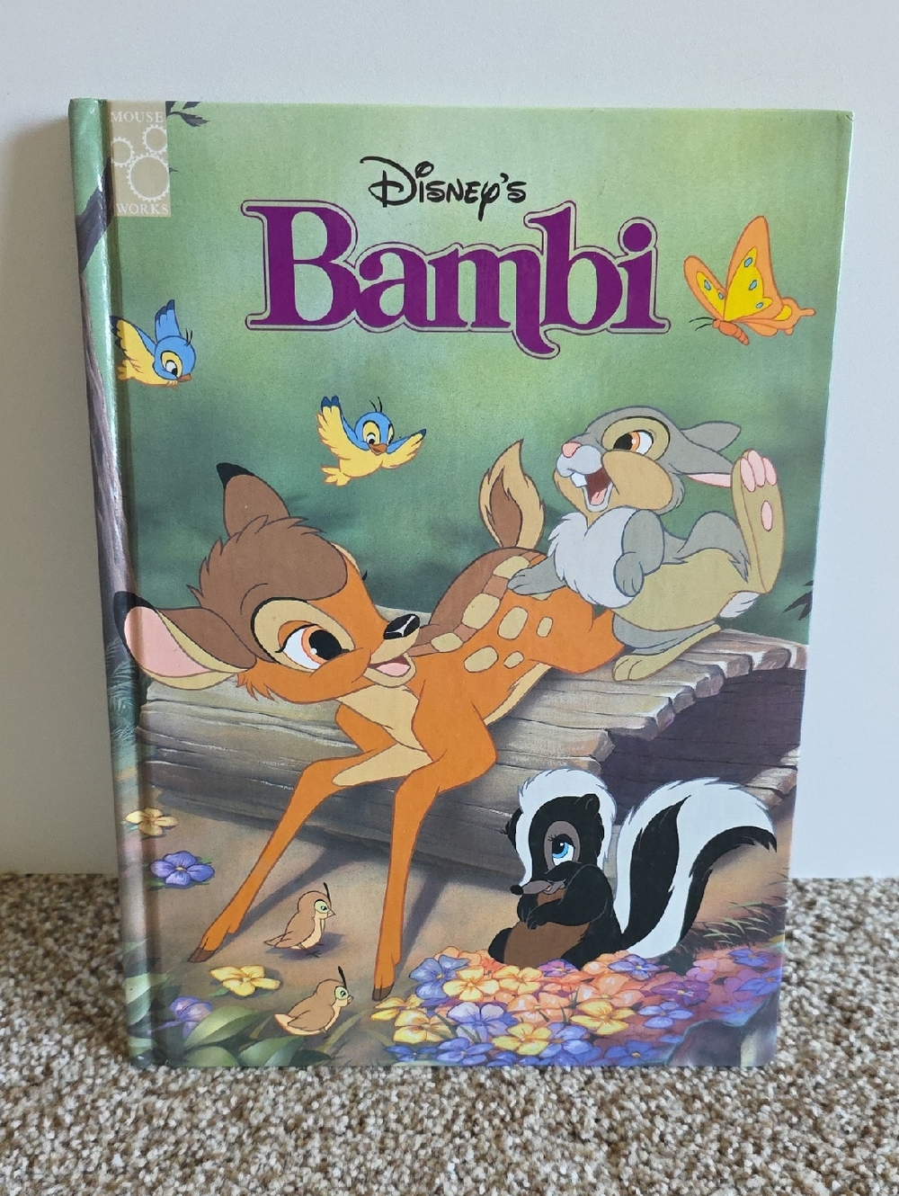 2 For $ 15 Bambi - Disney Hardcover Book Vintage